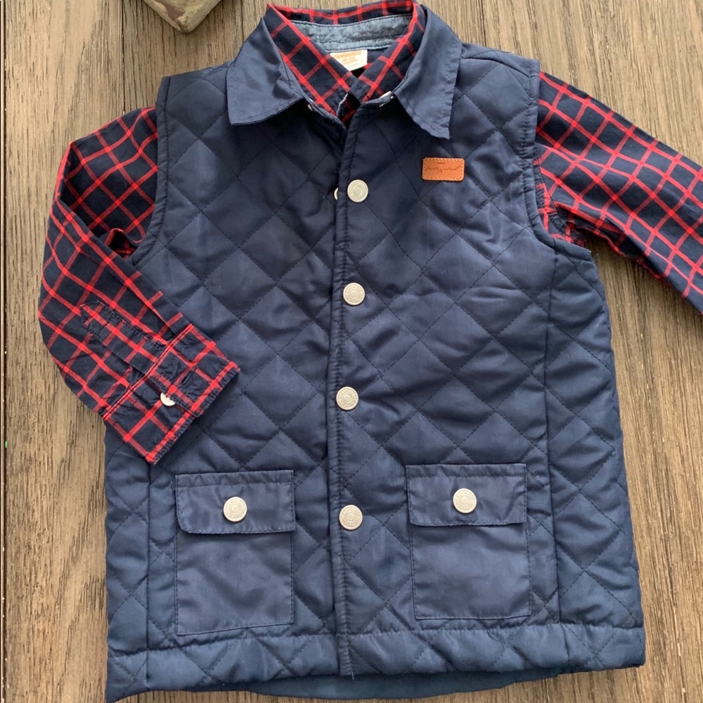 7 For All Man Kind Quilted Vest 4T